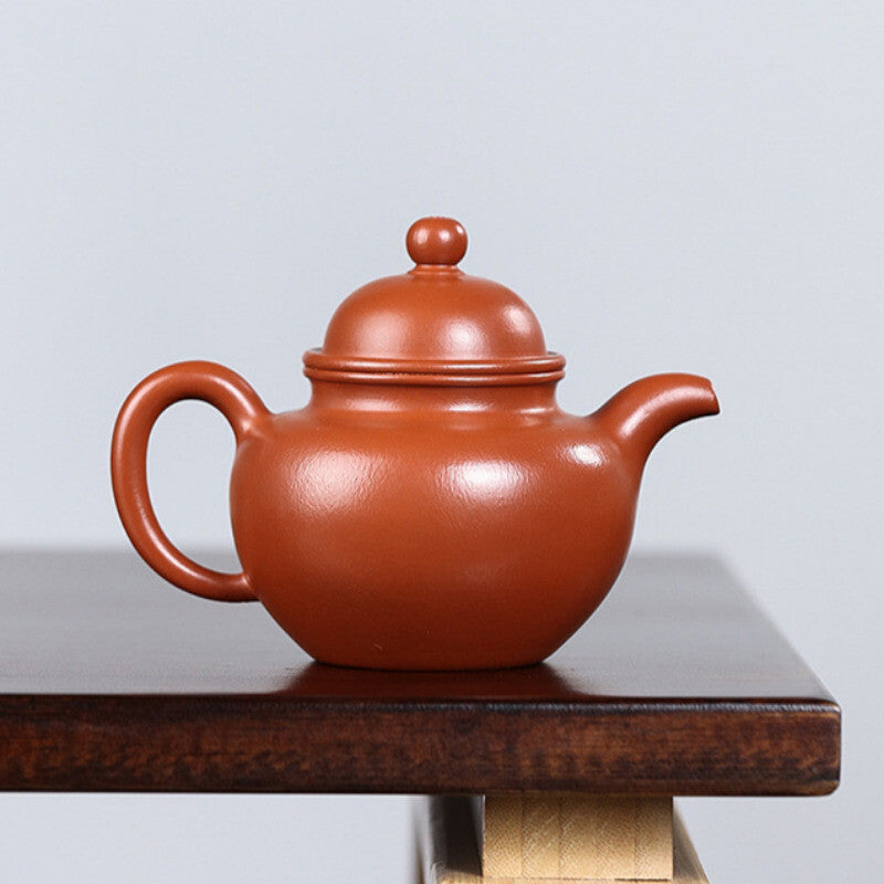 300ML Yixing Teapot Chinese Filter Ceramic Teapot Spherical Tea Ceremony
