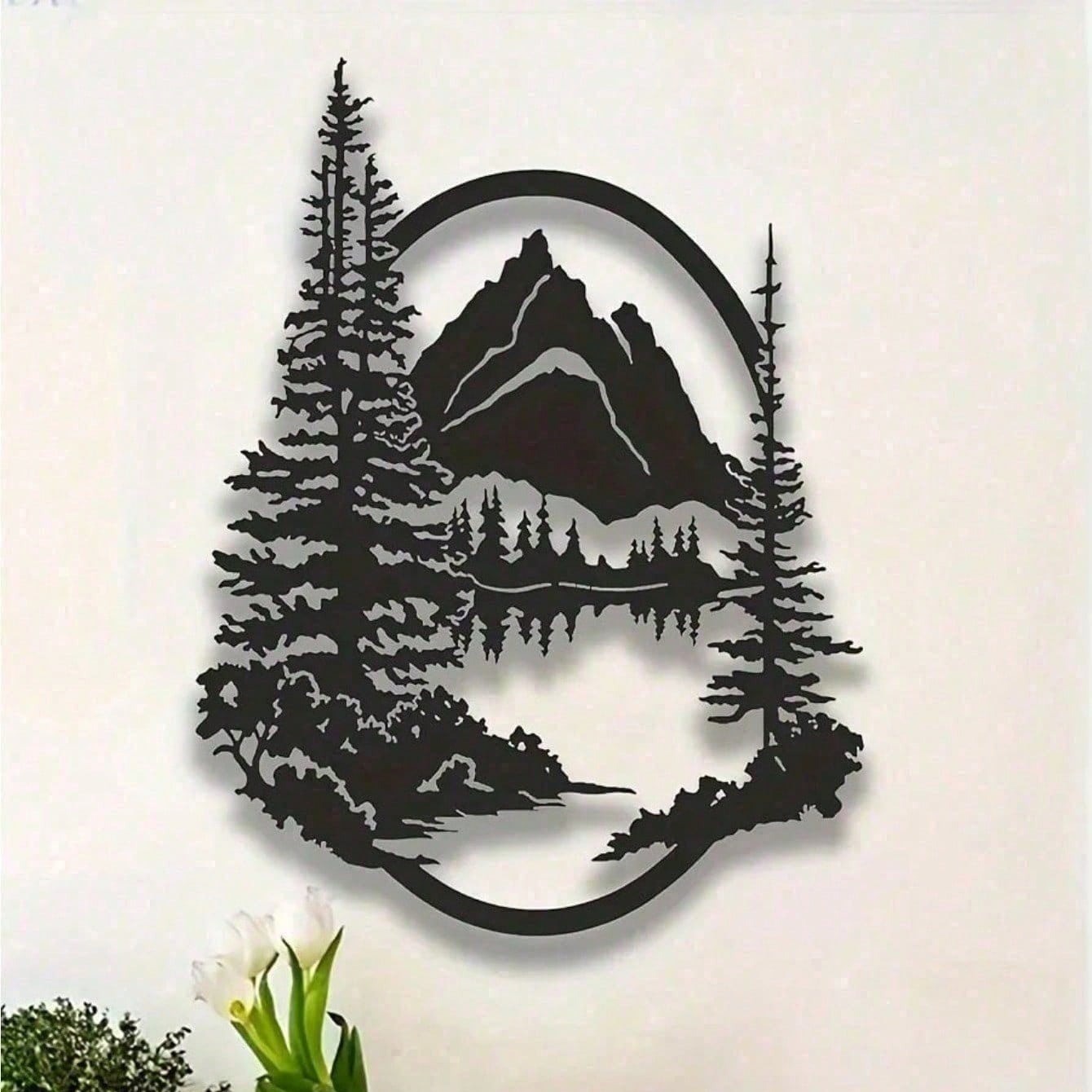 CIFbuy Vintage Tree of Life Metal Wall Art Indoor Outdoor Garden Patio