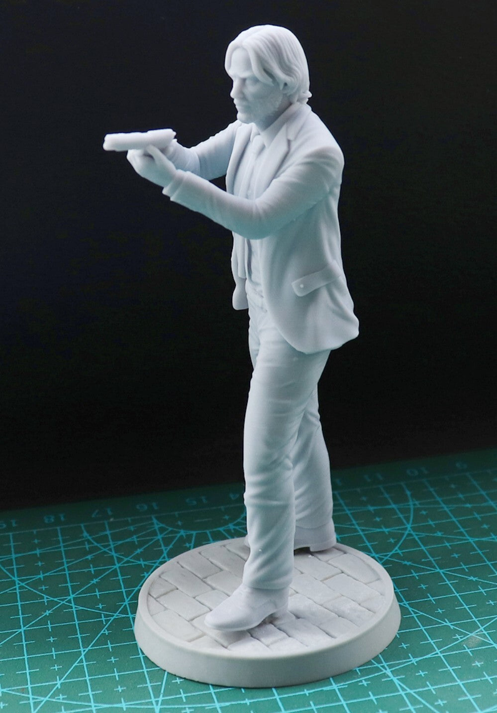 1/24 resin figures model Quickly pursue male agents Unassembled unpainted