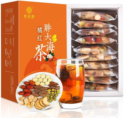 Pangdahai Orange Black Tea Pang Da Hai JU HUA HONG CHA120g (12gX10Bags)