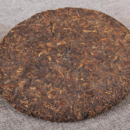 357g Premium Pu'er Dark Tea 2020 Classic Ripe Tea Cake Menghai Ancient Tree Tea