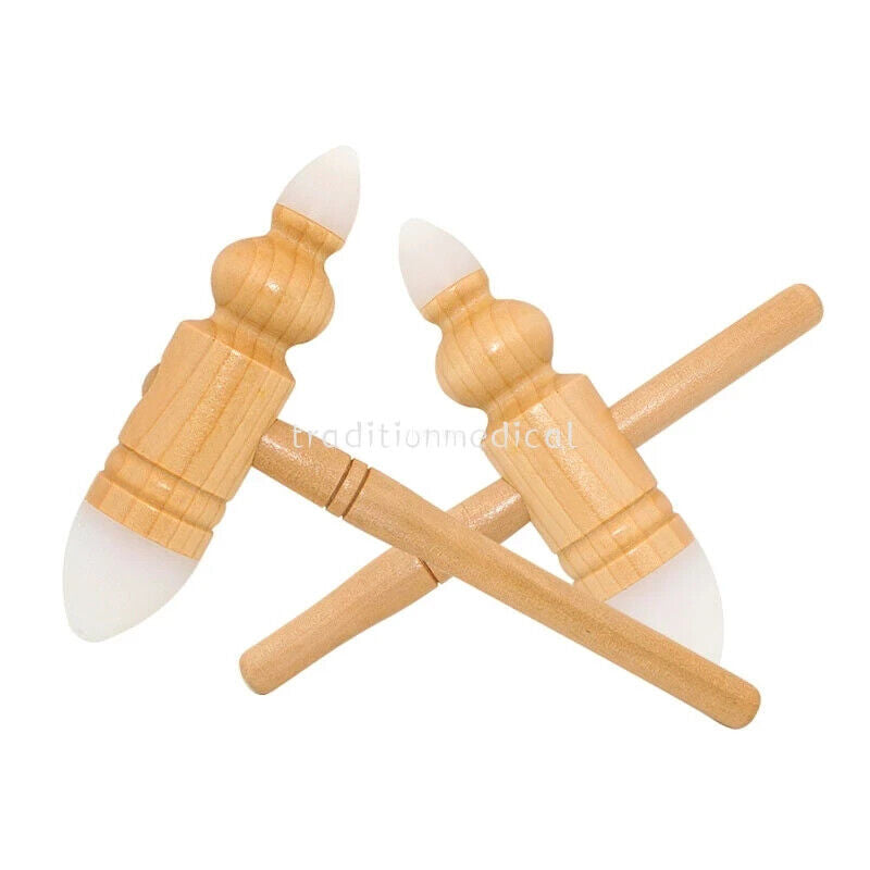 Trigger Point Self Massage Stick Silicone Head Wooden Adjustable Massage Stick