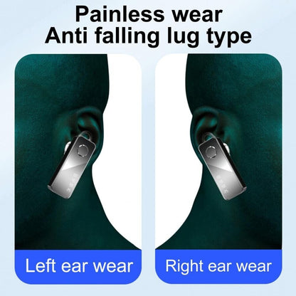 Bluetooth 5.2 Earpiece Wireless Headset Driving Trucker Earbuds Noise Cancelling