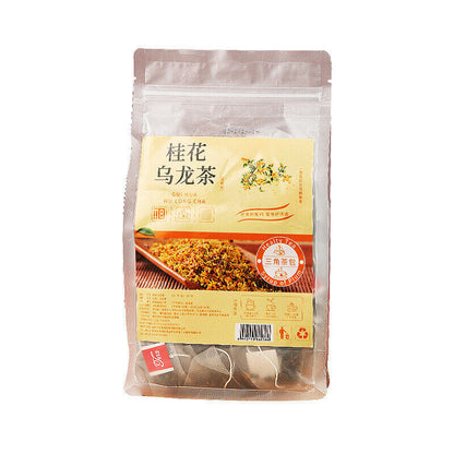 150g Osmanthus Oolong Tea Transparent Bag 50 Packs Triangle Bag Spiced Tea