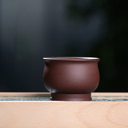 180ml Handmade Cup True Yixing Zisha Tea Cup Original Ore Master Cup Purple Clay