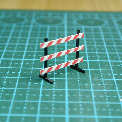 1/64 Road Work Construction Warning Sign Model Parking Scene Props Model