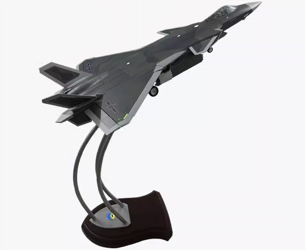 1:18 122CM CHINA J-20 Stealth Fighter Plane Army Diecast Military Aircraft Model