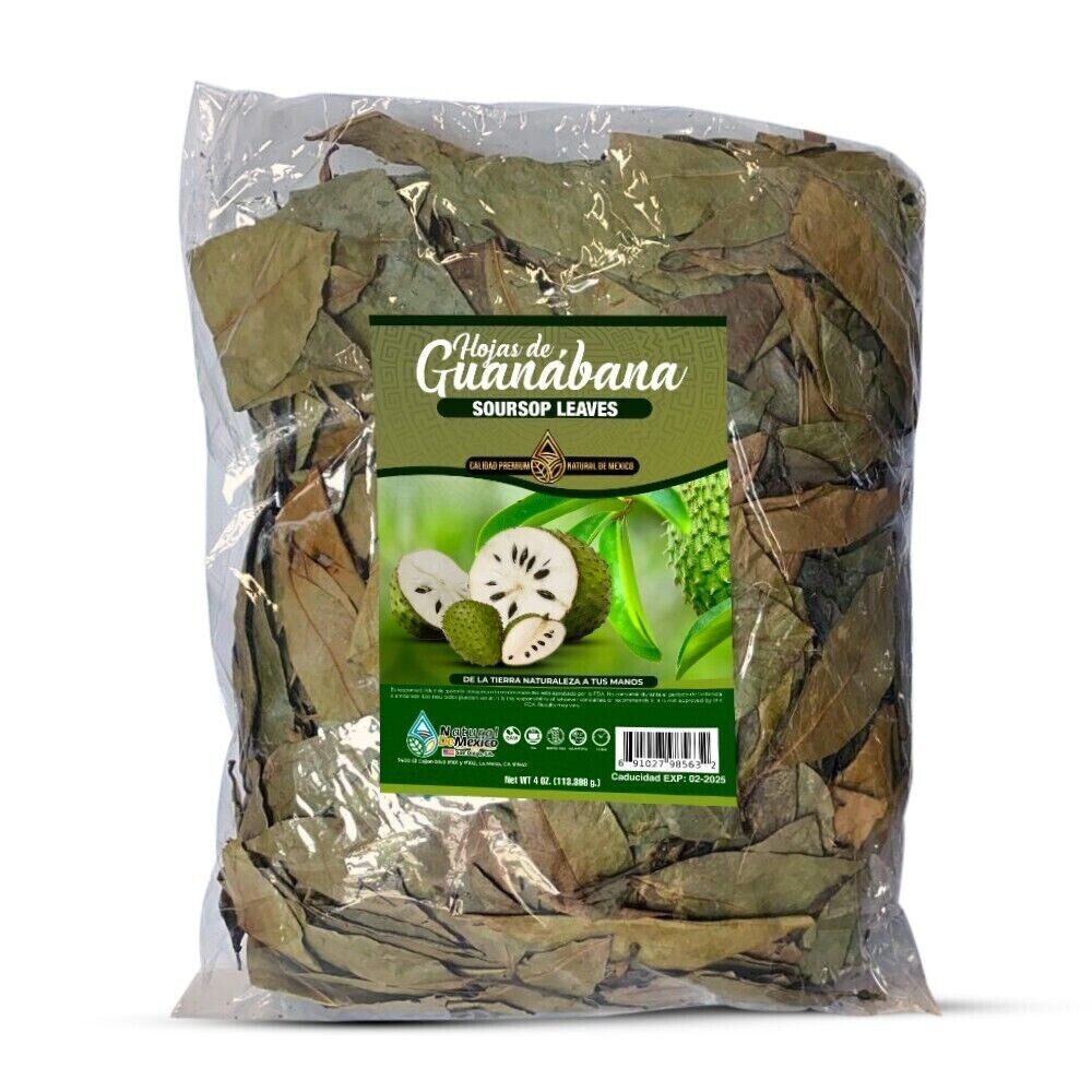 By Natural Hojas de Guanabana / Soursop Leaves Tea 4.4 oz 125g.