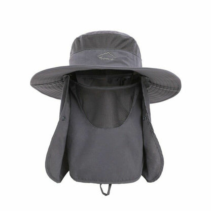 Fishing Hat Cap UPF 50+Sun Protection Neck Flap Outdoor Sport Camping Unisex 1PC