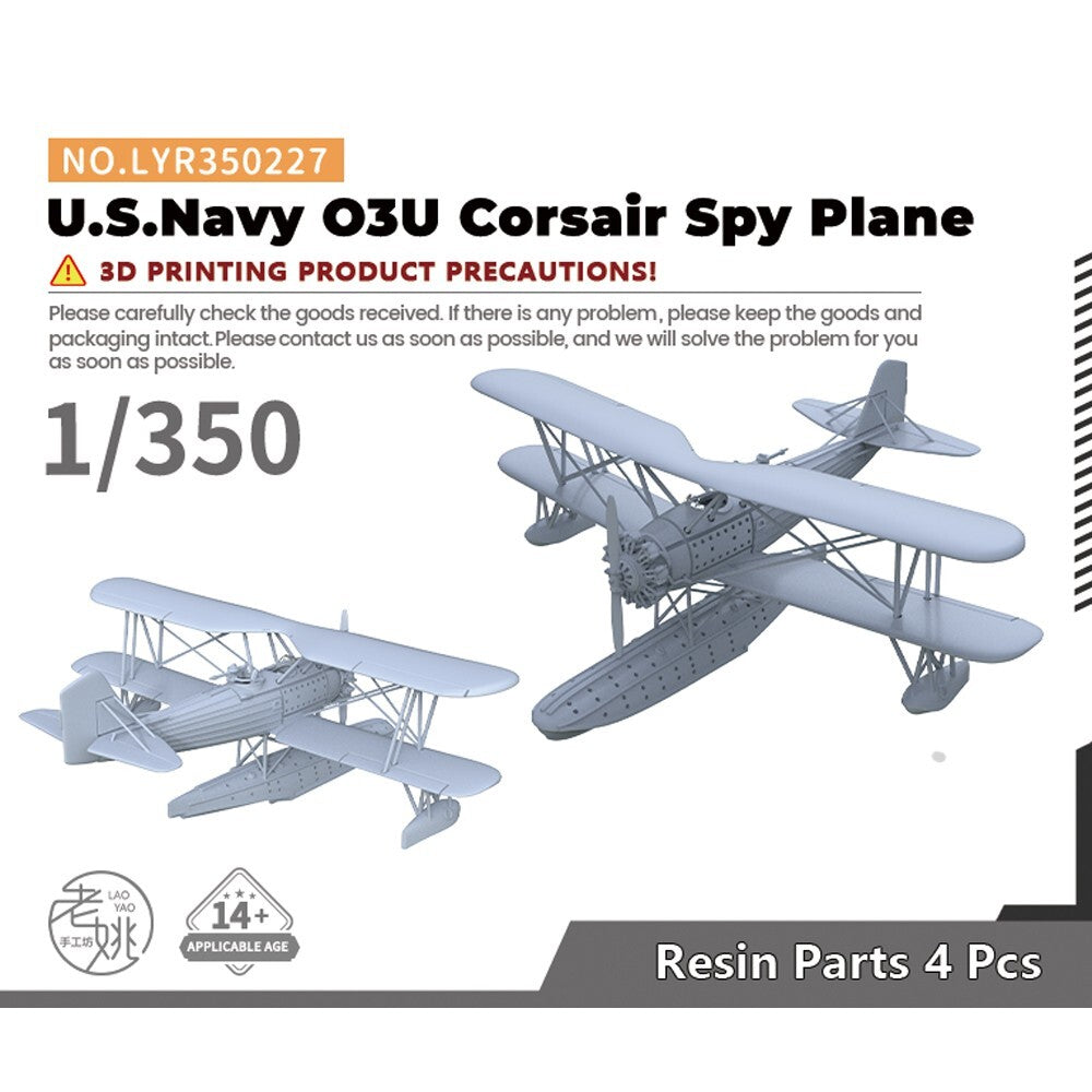 Yao's Studio LYR350227 1/350 Military Model Kit US Navy O3U Corsair Spy Plane