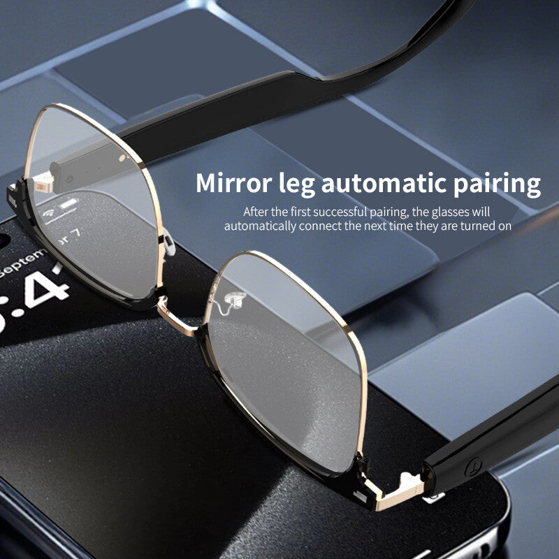 2024New fashion Bluetooth audio smart glasses Sunglasses Open earbuds 2 speakers