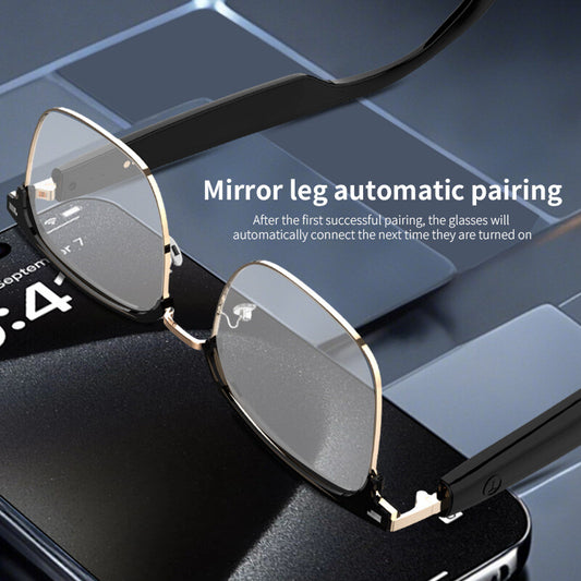 2024New fashion Bluetooth audio smart glasses Sunglasses Open earbuds 2 speakers