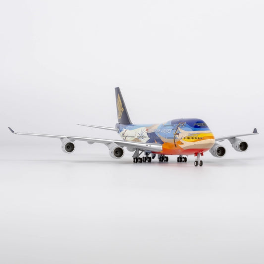 1:400 NGmodels Singapore Airlines Boeing 747-400 Airplane Diecast Plane Model