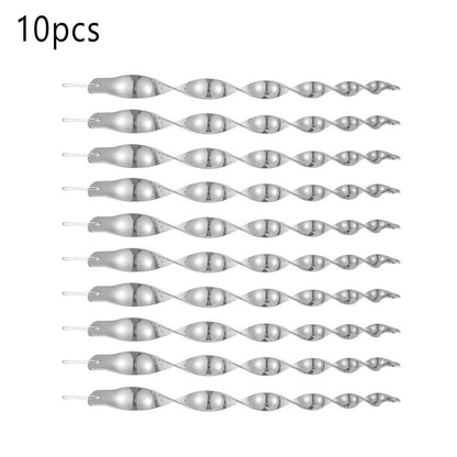 10Pcs Bird Repellent Reflective Scare Rods Spiral Deterrent Control Device Deco
