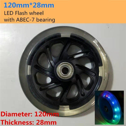 1pc 200/180/175/145/120/40/30/24mm Scooter Skating Wheel Tire PU Skateboard 12 V