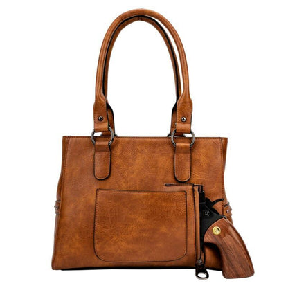 Concealed Carry Hobo Crossbody Purse Leather Shoulder Bag Women Handbag Wallet
