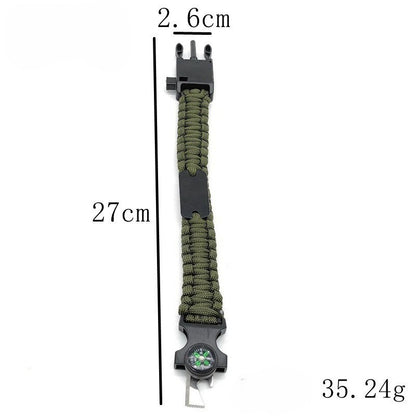 Outdoor multifunctional survival umbrella rope bracelet, survival knife bracelet
