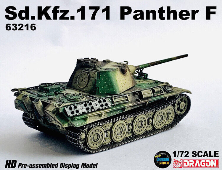Dragon 63216 WWII German Leopard F Medium Tank Sd.Kfz.171 Finished 1/72 Model