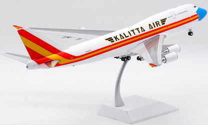 1:200 JC Wings Kalitta Air Boeing B747-400F Airplane Diecast Aircraft Model