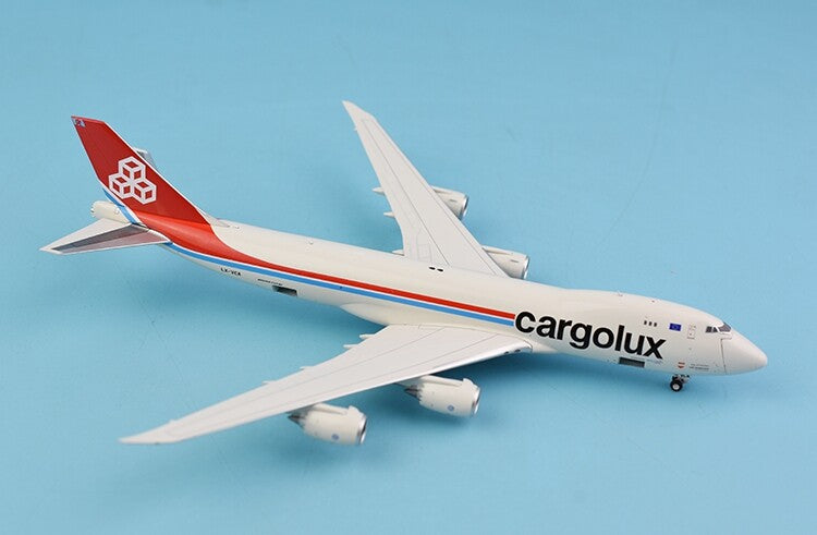 GeminiJets Luxemburg freight for Boeing 747-8F LX-VCA 1/400 diecast plane model