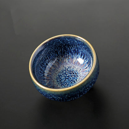 Creative Tea Cup Multi-size Kungfu Tea Cup For Pu'er Tea Jian Zhan Tian Mu Glaze