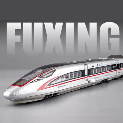 Alloy High-Speed Train Model Diecast Metal Toy Rail Electric High-Speed Train Me