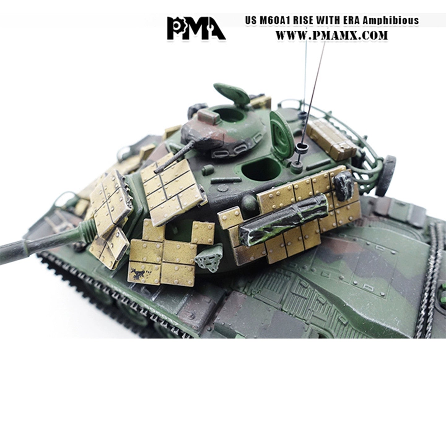 1/72 PMA US M60 Composite Reactive Armored Amphibious Wading Tank Model