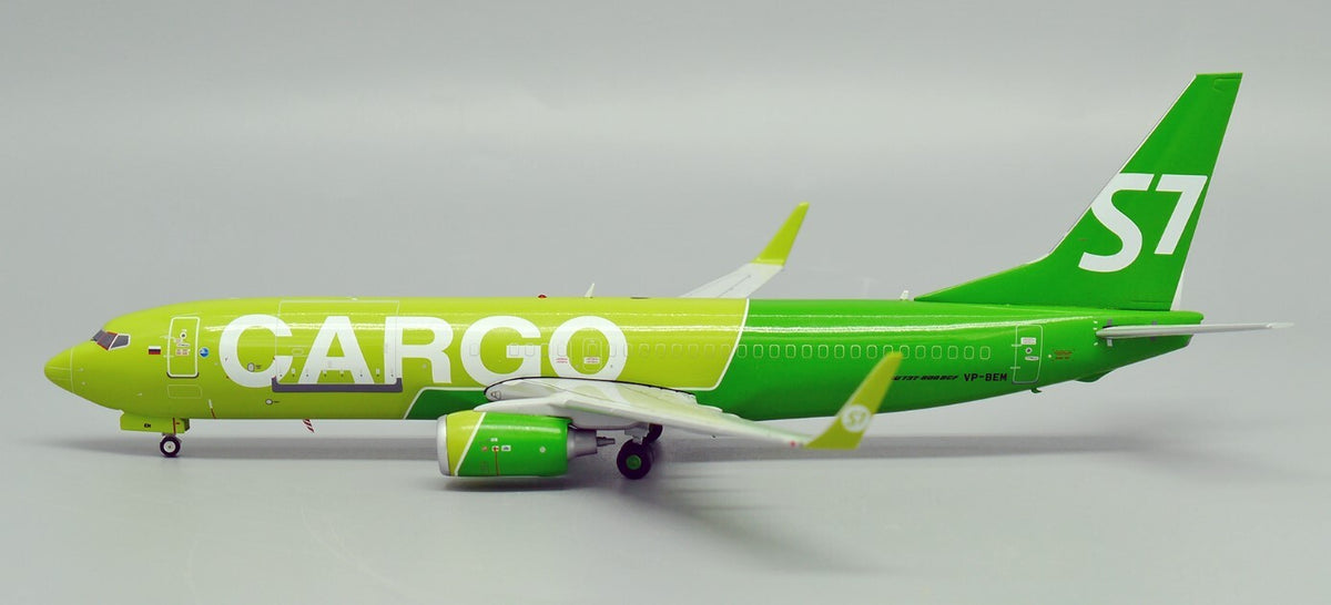 1:200 JC Wings CARGO S7 BOEING B737-800BCF Airplane Diecast Aircraft Model