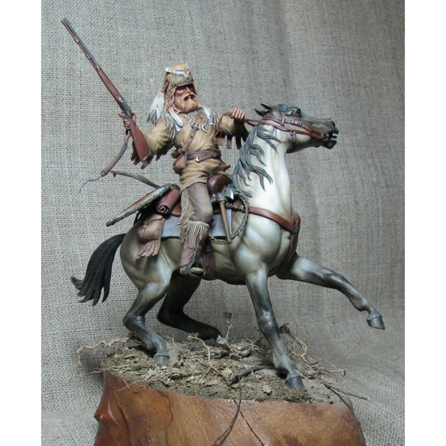 1/24 Resin Figures Model European Gunners on horseback unpainted unassembled