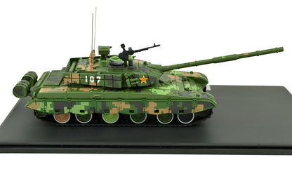 1:72 Chinese PLA ZTZ-99A Main Battle Tank Model Metal Diecast Armored Car 107