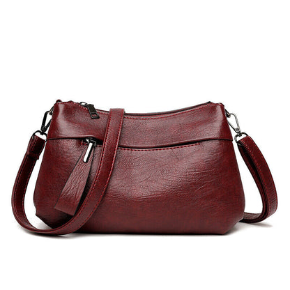 Women's Leather Shoulder Crossbody Bag Lady Satchel Tote Bag Messenger Large