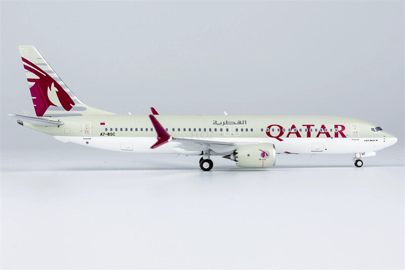 NG Models Qatar for Boeing B737 MAX8 A7-BSC 1/400 Aircraft Pre-built Model