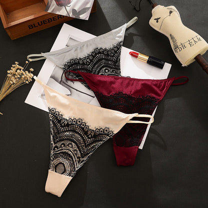 5 Packs Lot Sexy Womens Panties Thongs G String French Lace Underwear Lingeries
