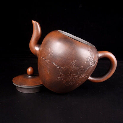 Chinese Yixing Zisha Clay Handmade Exquisite Teapot（美人肩 底款：周桂珍）