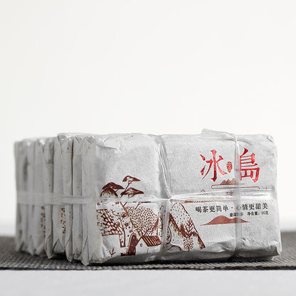 50g Yunnan Pu'er Icelandic Ripe Chocolate Bar Shape Tea Brick Spring Tea