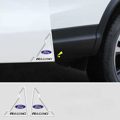 2-piece car door corner anti-collision strip transparent protective tape