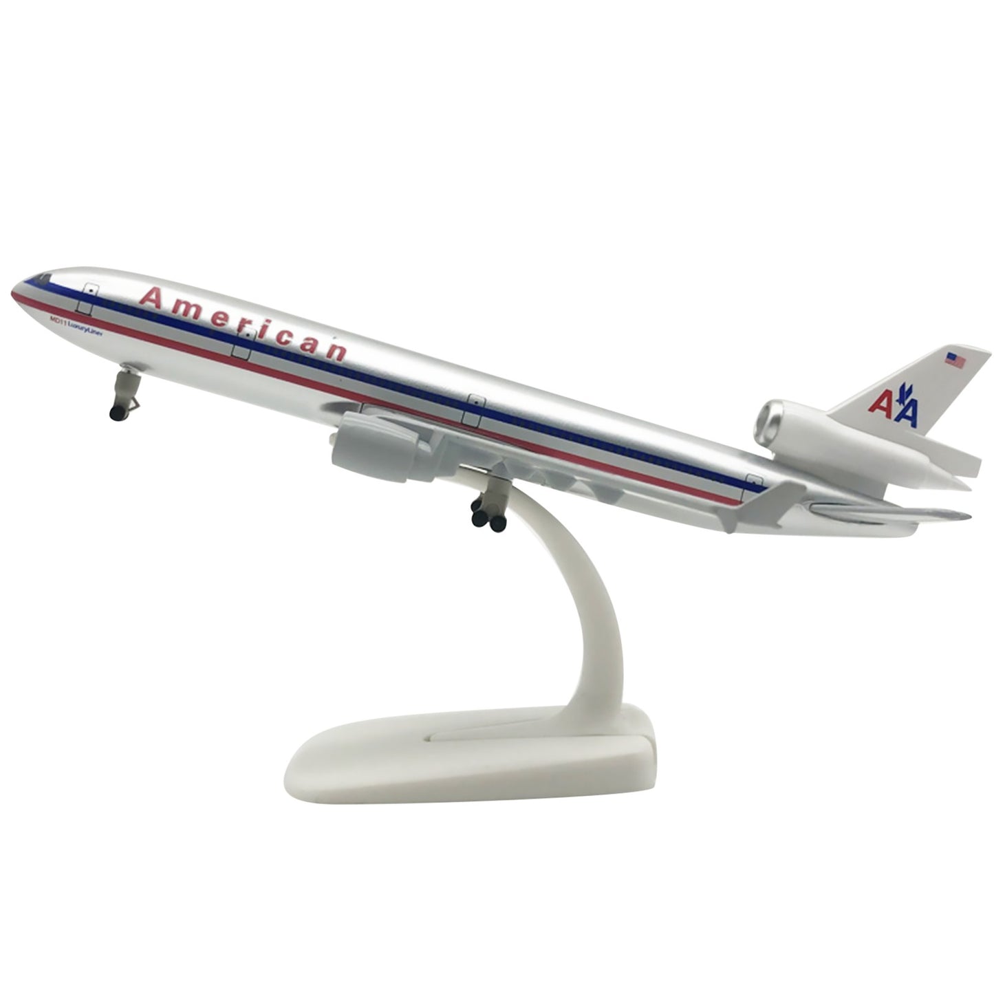 1:400 American MD-11 Airplane Alloy Model Souvenir Static Display with Stand A