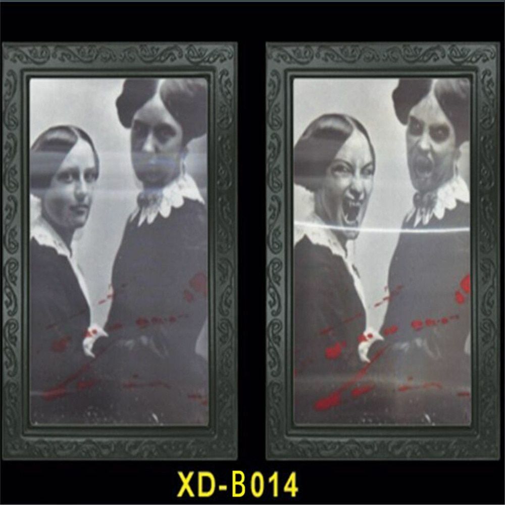 Halloween 3D Ghost Photos Frame Decoration Spooky Party Delivers Crafts Horror