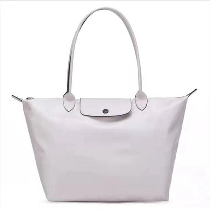 New Fashion High Capacity Embroidered Nylon Shoulder Bag Shopping Bag