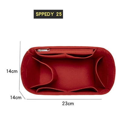 Felt Insert Bag Organizer Handbag Liner Pouch Cosmetics Makeup Bag 18*3*23CM 1PC