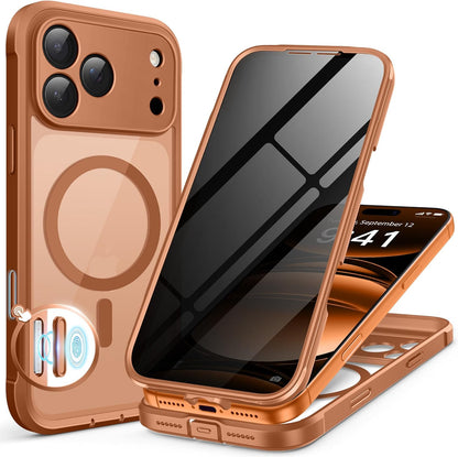 for Iphone 17 Pro Max Case, Compatible with Magsafe, Built-In Privacy Screen Pro