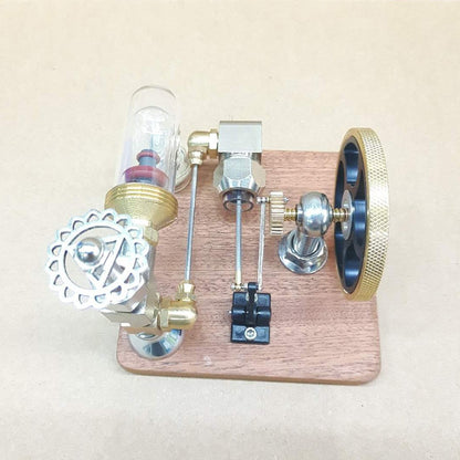 Free-piston Variable-speed Power Stirling External-burn Engine Metal Model