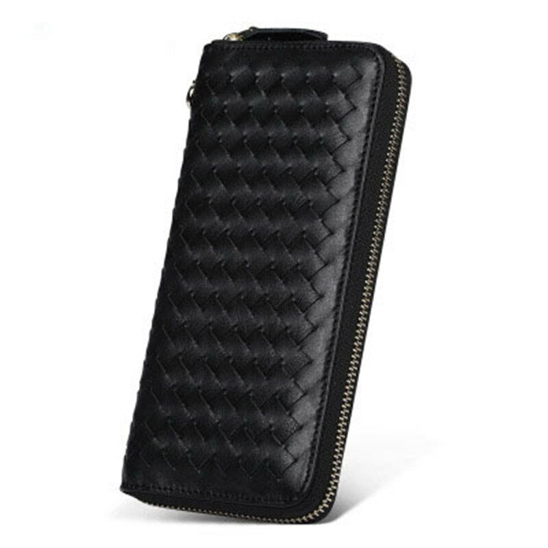 Men's Wallet Card&ID Bag Money Genuine Leather Multi-card Clamps Purse Cash Clip