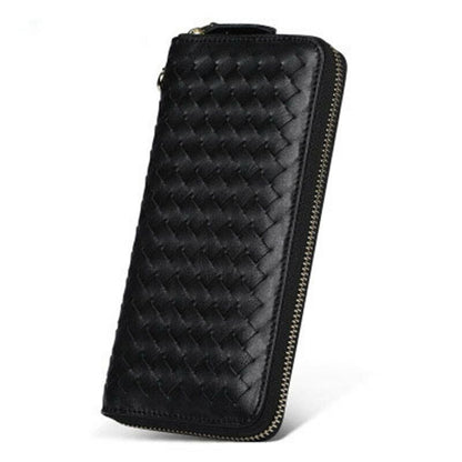 Men's Wallet Card&ID Bag Money Genuine Leather Multi-card Clamps Purse Cash Clip