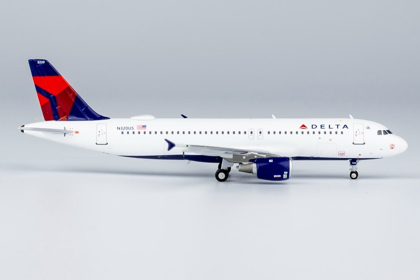 1:400 NG Model DELTA AIRBUS A320 Passenger Aircraft Plane Diecast Airplane Model
