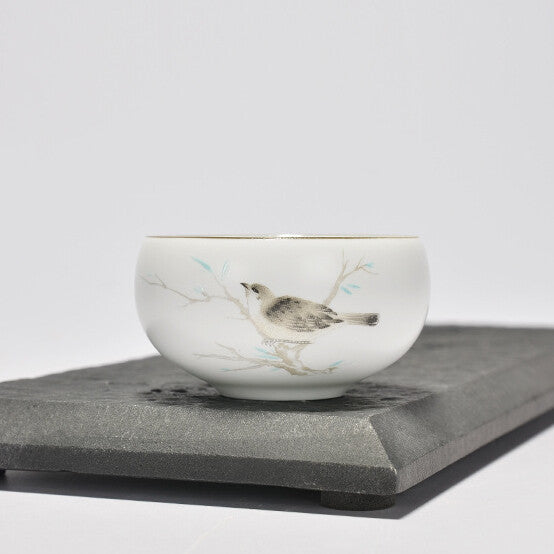1pc handpainted tea cup LuoHan cup of tea 95ml master cup Chinese kungfu teacup