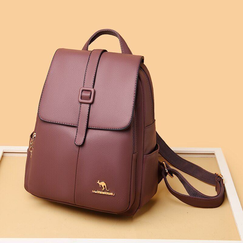 Summer Leather Backpacks Shoulder Bags Traveling Purse School Bags 1 PC Backpack