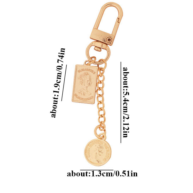 New Letter Key Ring Card Pendant Mobile Phone Case Chain Bag Pendant Keychain