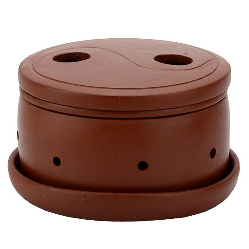 Yixing Handmade Moxa Purple Sand Eight Diagrams Moxibustion Pot Wormwood Tool 艾灸