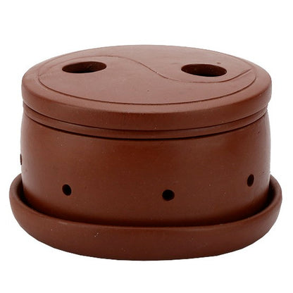 Yixing Handmade Moxa Purple Sand Eight Diagrams Moxibustion Pot Wormwood Tool 艾灸